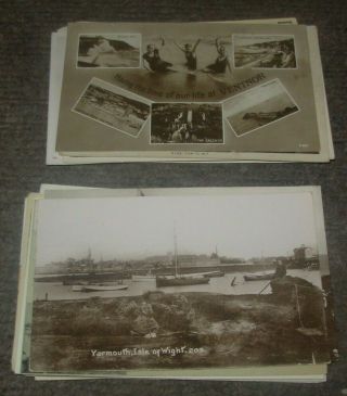 35 X 1899 - 1940,  s ISLE OF WIGHT POSTCARDS RYDE YARMOUTH COWES PUCKPOOL 7