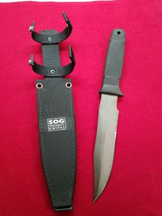 Sog Knives Seal 2000 Knife Seki Japan Collector Owned W/sheath