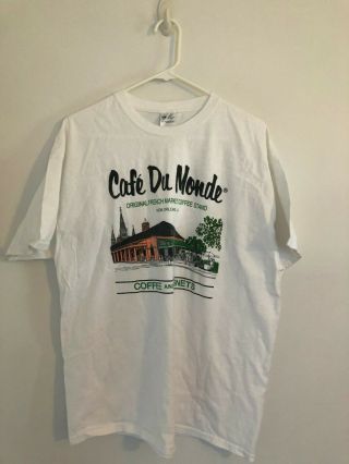 Cafe Du Monde T - Shirt Orleans X - Large White