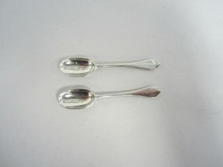 Steiff Pewter Salt Spoons Made For Colonial Williamsburg