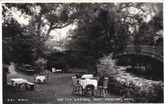 Aber - The Tea Garden,  Bont Newydd - Real Photo By Hutton No.  A81