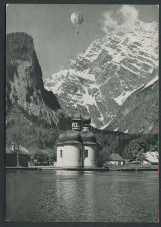 Austria 1962 signed Balloon postcard 2