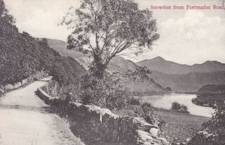 Portmadoc - Snowdon From Portmadoc Road 1907