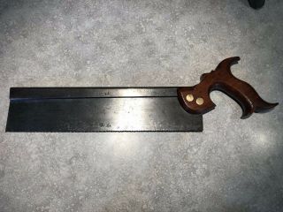 Vintage Dovetail Or Carcass Saw (i.  Colbeck)