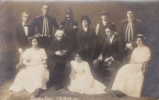 Bangor - U.  C.  N.  W.  1911 Theatre " Dandy Dick " - Real Photo By Wickens
