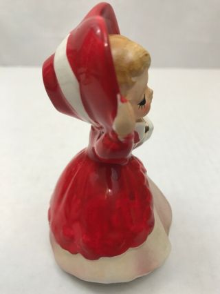 Lefton Valentine Girl Holding Heart Box Figurine 033 Japan Vintage Collectible 4