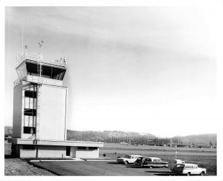Boeing Field Renton Washington Air Traffic Control Tower ? 1950 - 60 