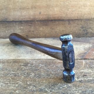Vintage Jewellers Ball Pein Hammer Old Antique Bulbous Handle Hand Tool 385