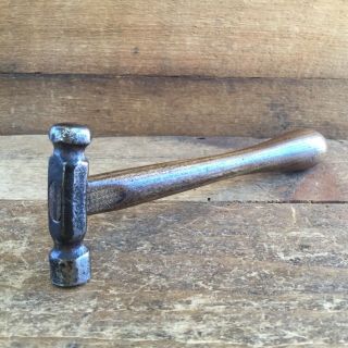 Vintage JEWELLERS BALL PEIN HAMMER Old Antique BULBOUS HANDLE Hand Tool 385 2