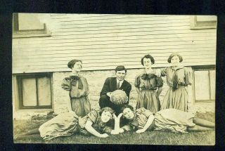 1912 Reddick Illinois High School Girl 