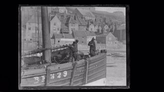 Negative Photo Banff Fishing Boat At Whitby By Herbert Bairstow Of Halifax