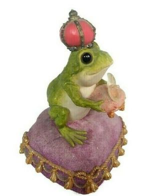 Frog Prince Musical Box San Francisco Music Box Co.  Some Day My Prince Will Come