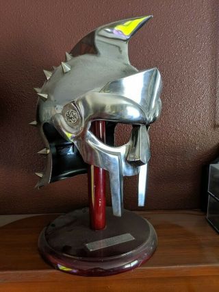Gladiator Helmet With Stand By Factory - X Officially Licensed By Dreamworks