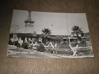 Old Rppc Casino Town View Hotel El Rancho Vegas Las Vegas Nevada Photo Postcard