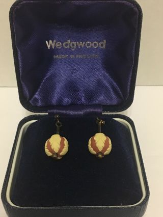 WEDGWOOD Very RARE Primrose and Terracotta - Earrings - 2