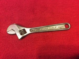 Vintage J H Williams & Co.  Superjustable 4 - in.  Adjustable Wrench.  Made in USA. 2