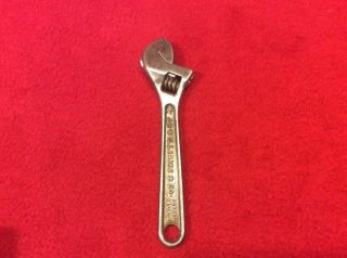 Vintage J H Williams & Co.  Superjustable 4 - in.  Adjustable Wrench.  Made in USA. 4