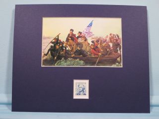 George Washington Crosses The Delaware Honored By His Own Stamp