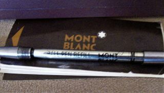 Rare MONT BLANC Noblesse Stainless Steel/Chrome Fountain Pen & Ball Point Set 6