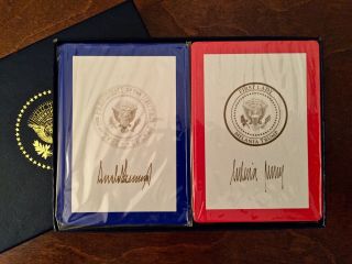 Donald Trump & First Lady Melania Trump Presidential Seal Playing Cards