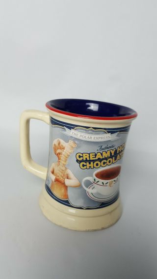 PE The Polar Express Creamy Hot Chocolate Christmas Mug Cup Warner Bros 2