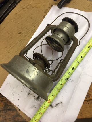 Vintage Antique Dietz Bell System 15 " Kerosene Oil Lantern Ny Usa No Globe