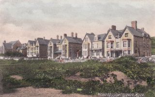 Criccieth - Portmadoc Road Houses By Frith 1907