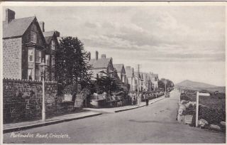 Criccieth - Portmadoc Road,  Old Car