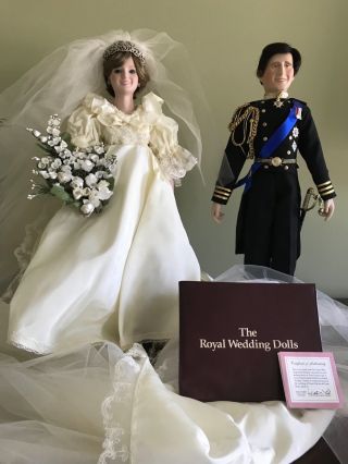 Princess Diana And Prince Charles Wedding Dolls