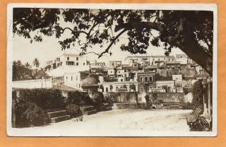 Puerto Rico 1917 Real Photo Postcard Mailed To Usa