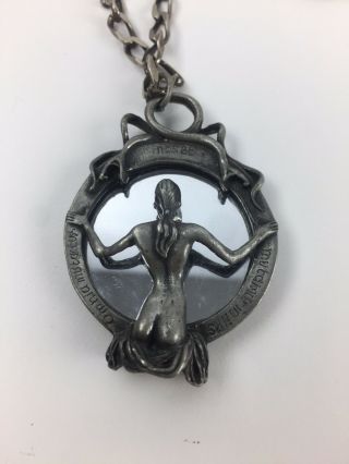 Alchemy Gothic Speculum Pendant - Amulet/Talisman,  Mirror On A Chain 2