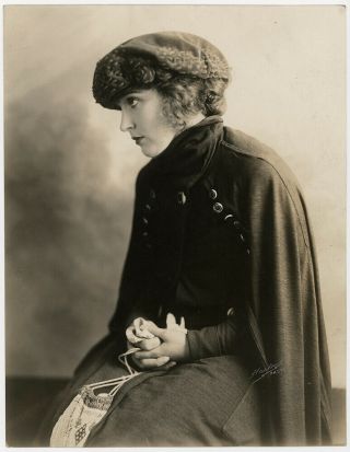 Poised Silent Film Star Belle Bennett Vintage 1920s Fred Hartsook Photograph