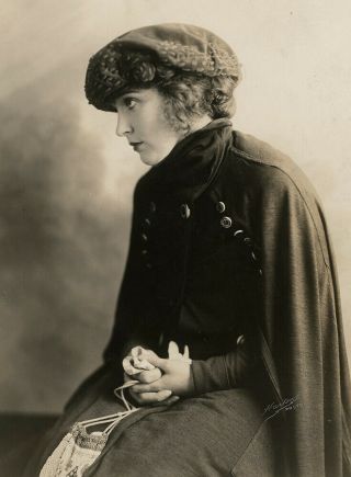 Poised Silent Film Star Belle Bennett Vintage 1920s Fred Hartsook Photograph 3