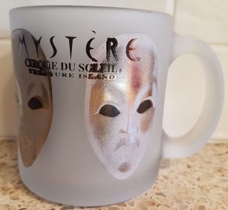 Cirque Du Soleil Mystere Frosted Glass Coffee Mug