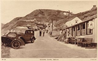 Nevin - Shore Cafe,  Old Cars By Tuck 
