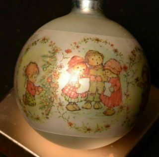 Hallmark Christmas Bulb Ornament 1974 Christmas Carolers