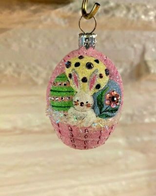 Patricia Breen Easter Ornament Bunny Bunny Amour Eggs In A Basket Rare