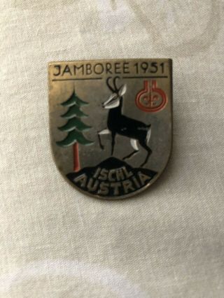 1951 World Scout Jamboree,  Austria,  Souvenir Pin