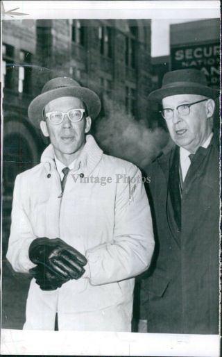 1961 Harold Kistner Sioux City Ia Robert Daily Us Marshall President Photo 6x8