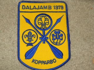 Boy Scout 1979 Dalajamb Sweden World Jamboree Official Jacket Fdl Patch