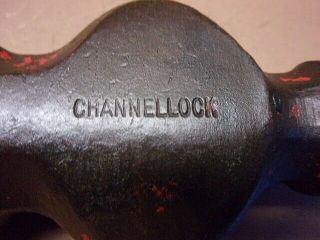 Vintage CHANNELLOCK BALL PEEN HAMMER HEAD 2 Lbs.  6.  4 Oz.  Wicked & 3