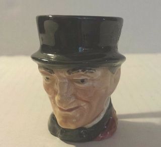 Vintage Royal Doulton Toby Mug JOHN PEEL Man ' s Face SIGNED Made in England 2.  5 