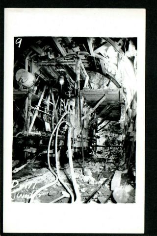 1930s Colorado River Aqueduct Construction Rppc Postcard,  " Jumbo Drill "
