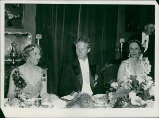 Princess Ingeborg Of Denmark,  Leopold Iii Of Belgium And Queen Margaret Of Denma