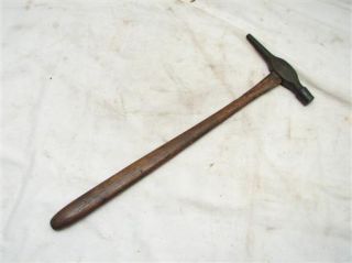Antique Polled Tinsmith Forming Pattern Maker Punch Hammer Wood Tool Tack Poll