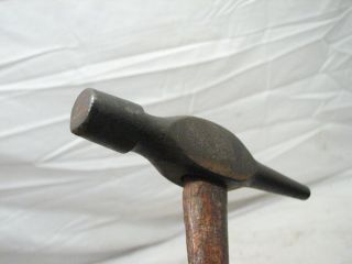 Antique Polled Tinsmith Forming Pattern Maker Punch Hammer Wood Tool Tack Poll 7