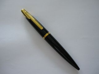 Ad2000 Alfred Dunhill Ballpoint Pen Germany Large Gold Trim Fine