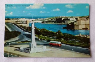 The War Memorial,  Malta [colour Postcard]