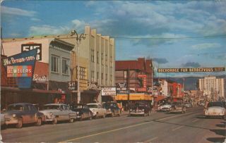 (m652) Vintage Color Postcard,  Rppc,  Anchorage,  Alaska