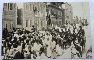 1931 British & Native Police During Nebi Mousa Jerusalem See Both Images